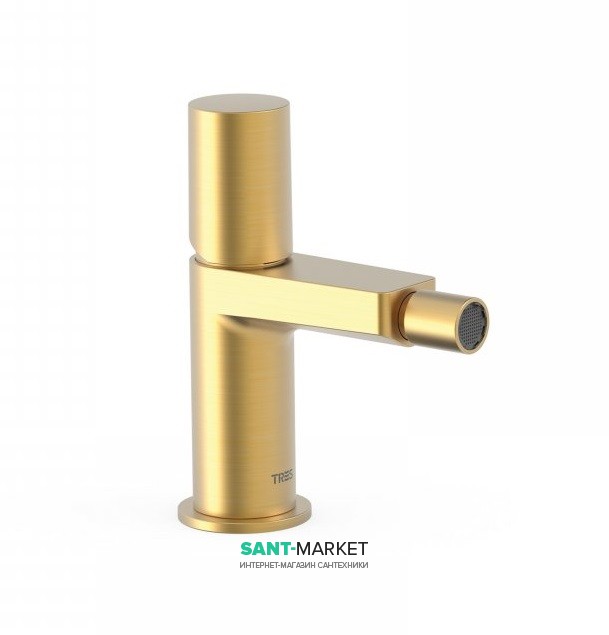 Смеситель для биде Tres Project colors однорычажный золото матовый 21112002OM