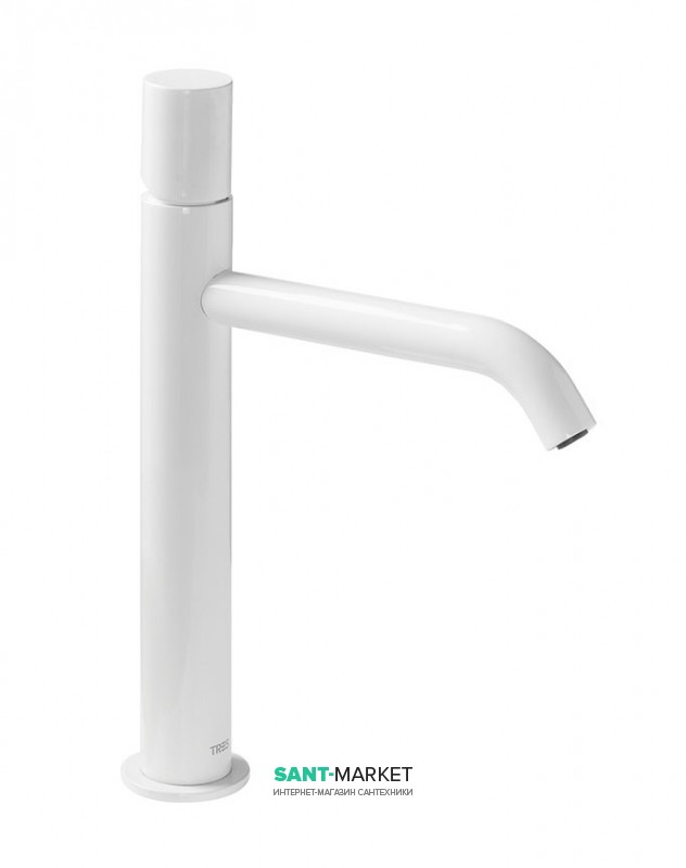 Смеситель для раковины Tres Study colors однорычажный белый 26130701TBL
