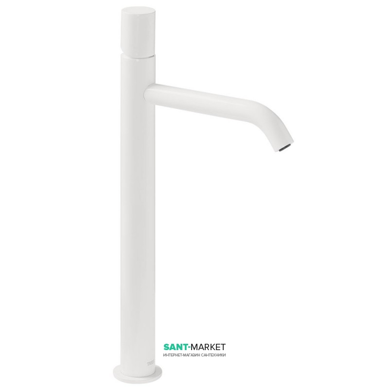 Смеситель для раковины Tres Study colors однорычажный белый матовый 26130801BM