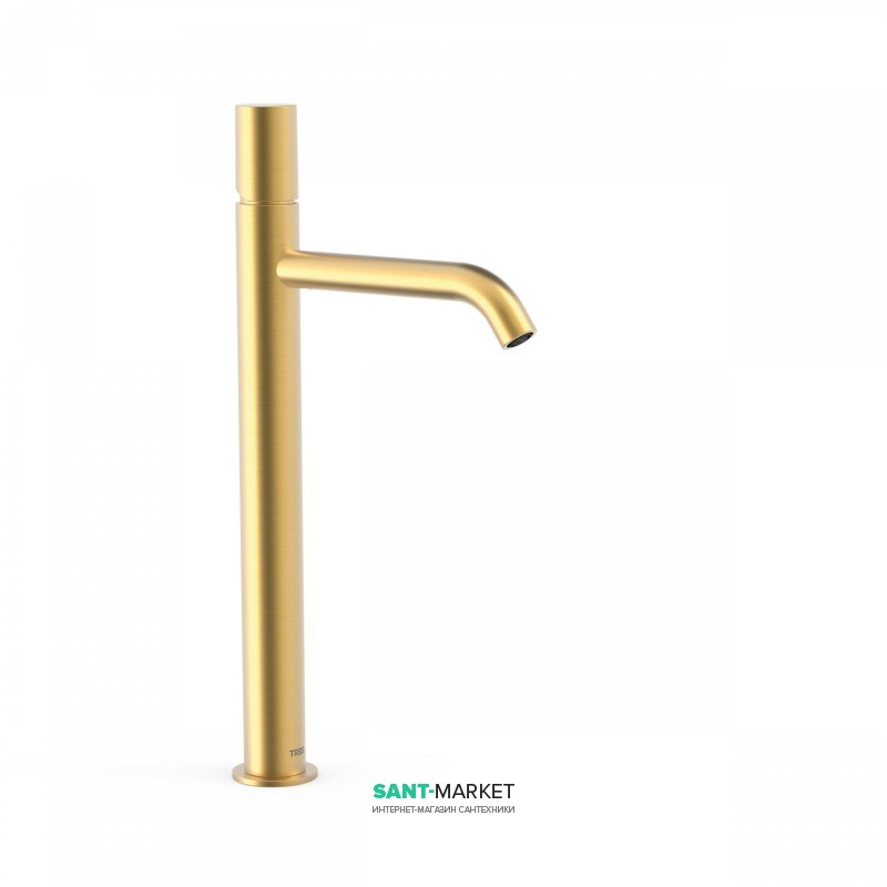 Смеситель для раковины Tres Study colors однорычажный матовое золото 26130801OM