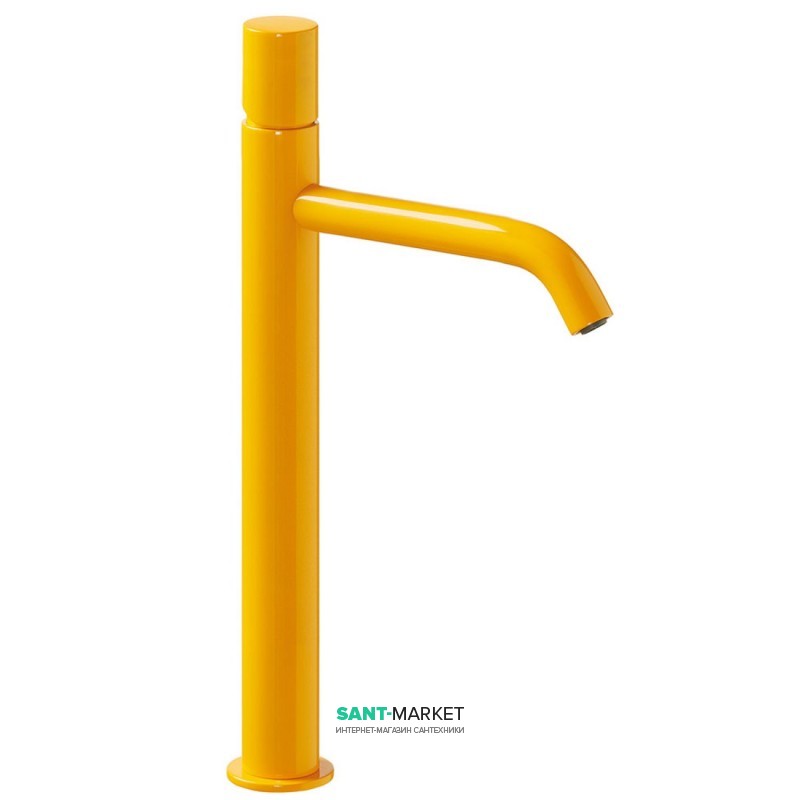 Змішувач для раковини Tres Study colors одноважільний янтарно-жовтий 26130801TAM