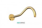 Настінний душовий кронштейн Tres 431 мм золото 29933701OR
