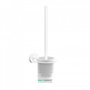 Щетка для унитаза Sonia Tecno Project White настенный матовое стекло/латунь белый матовый 166176