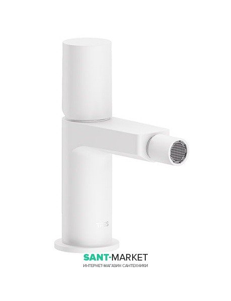 Смеситель для биде Tres Project colors однорычажный белый матовый 21112002BM