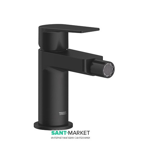 Смеситель для биде Tres Project colors однорычажный черный матовый 21112001NM