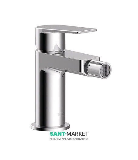 Смеситель для биде Tres Project-Tres однорычажный с донным клапаном хром 21112001D
