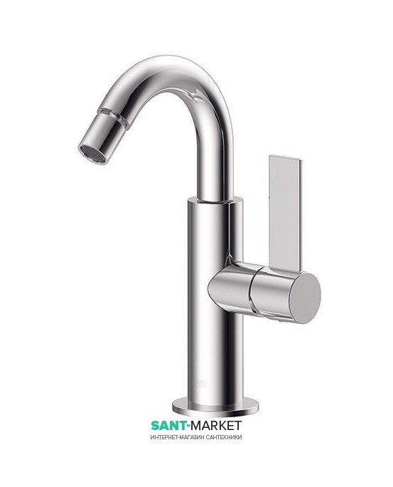 Смеситель для биде Tres Project-Tres однорычажный с поворотным изливом хром 21122401