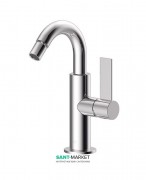 Смеситель для биде Tres Project-Tres однорычажный с поворотным изливом хром 21122401