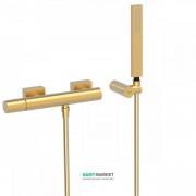Смеситель для душа Tres Project colors однорычажный с ручным душем золото матовый 21116701OM