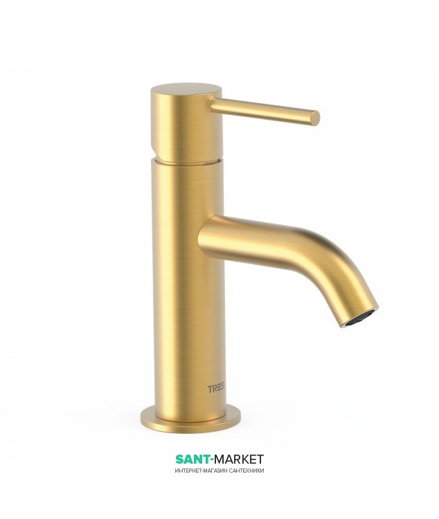 Змішувач для раковини Tres Study colors одноважільний матове золото 26290301OM