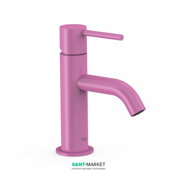 Смеситель для раковины Tres Study colors однорычажный фуксия 26290301TFU