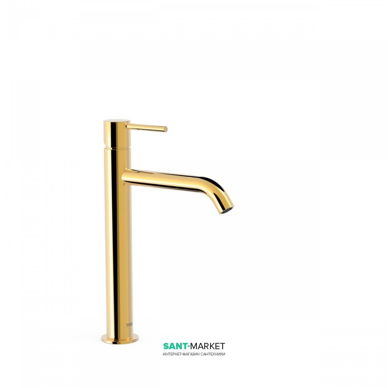 Смеситель для раковины Tres Study colors однорычажный золото 26230701OR