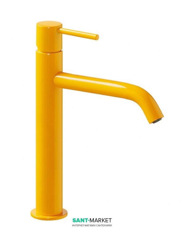 Змішувач для раковини Tres Study colors одноважільний янтарно-жовтий 26230701TAM