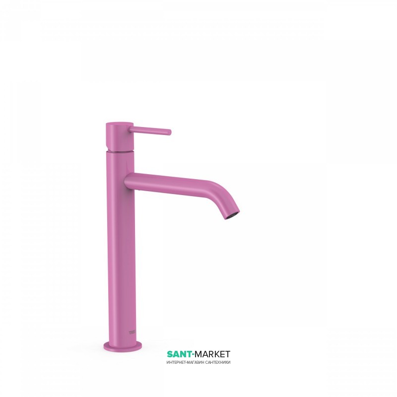 Смеситель для раковины Tres Study colors однорычажный фуксия 26230701TFU