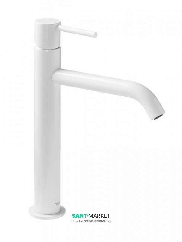 Змішувач для раковини Tres Study colors одноважільний білий 26230701TBL