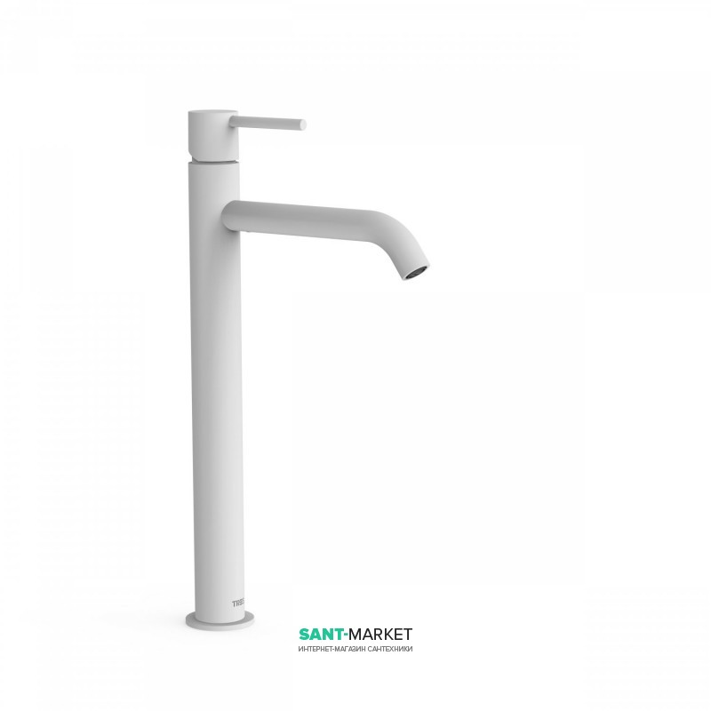 Смеситель для раковины Tres Study colors однорычажный белый  матовый 26230801BM