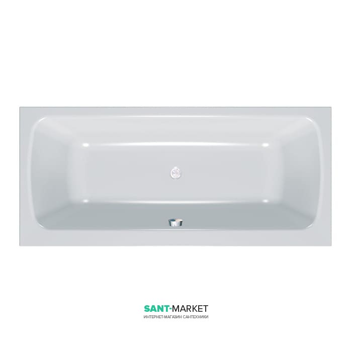 Ванна акрилова прямокутна Kolpa San Bell 170x80 білий 961758