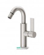 Смеситель для биде Tres Project colors однорычажный с поворотным изливом сталь 21122401AC