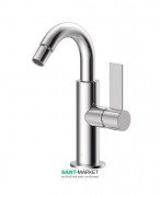 Змішувач для біде Tres Project-Tres одноважільний з поворотним виливом хром 21122401