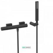 Смеситель для душа Tres Project colors однорычажный с ручным душем черный матовый 21116701NM