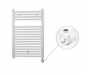 Полотенцесушитель електричний Zehnder Virando з теном HEC прихованого монтажу білий AB-080-050-9016-HEC-HID
