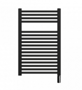 Полотенцесушитель электрический Zehnder Virando с тэном HOTS скрытого монтажа черный матовый AB-080-050-9017-HOTS-HID