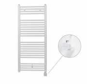 Полотенцесушитель электрический Zehnder Virando с тэном NEX скрытого монтажа белый AB-120-060-9016-NEX-HID