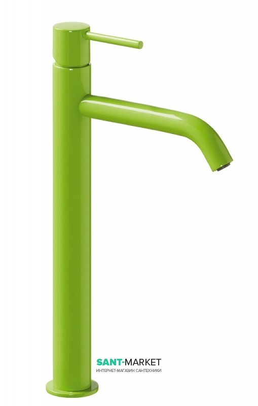 Смеситель для раковины Tres Study colors однорычажный зеленый 26230801TVE