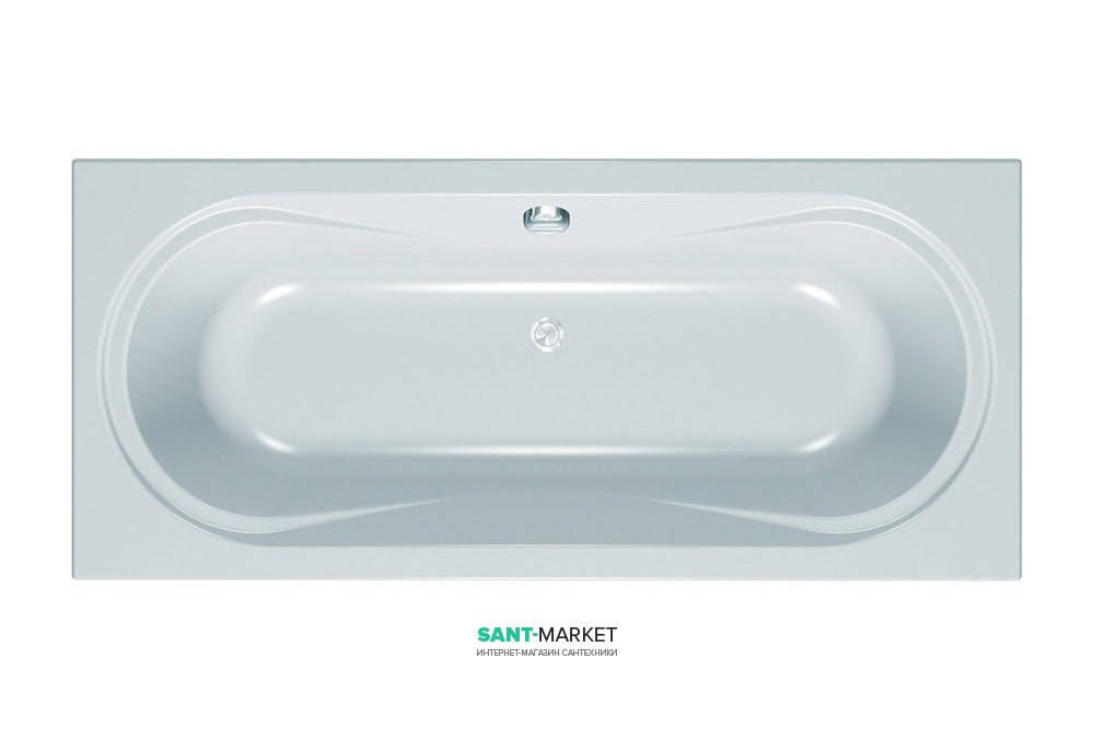 Ванна акриловая прямоугольная Kolpa San Carmen 170x75 белый 741404