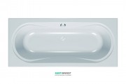 Ванна акрилова прямокутна Kolpa San Carmen 170x75 білий 741404