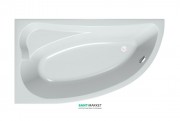 Ванна акриловая угловая Kolpa San Calando D 160x90 правая белый 570769