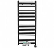 Полотенцесушитель комбінований Zehnder Virando з теном NEX прихованого монтажу чорний матовий AB-120-050-9017-NEX-MB