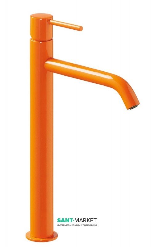 Смеситель для раковины Tres Study colors однорычажный оранжевый 26230801TNA