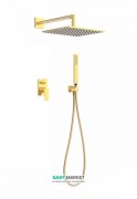 Душевая система Tres Project colors с однорычажным встроенным смесителем золото 21198091OR