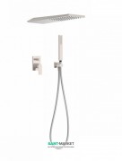 Душова система Tres Project colors з одноважільним вбудованим змішувачем сталь 21198092AC
