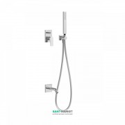 Душевая система Tres Project-Tres с однорычажным встроенным смесителем и изливом хром 21118003