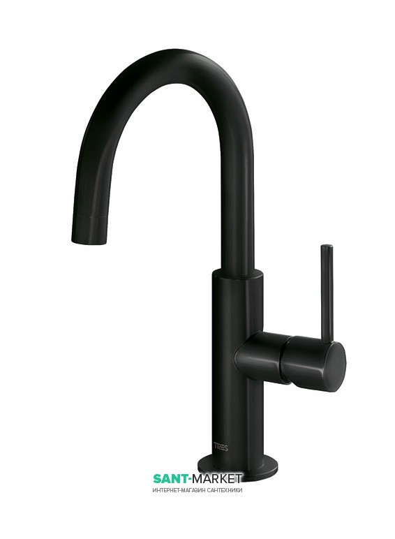 Смеситель для раковины Tres Study colors однорычажный черный 26290403TNE