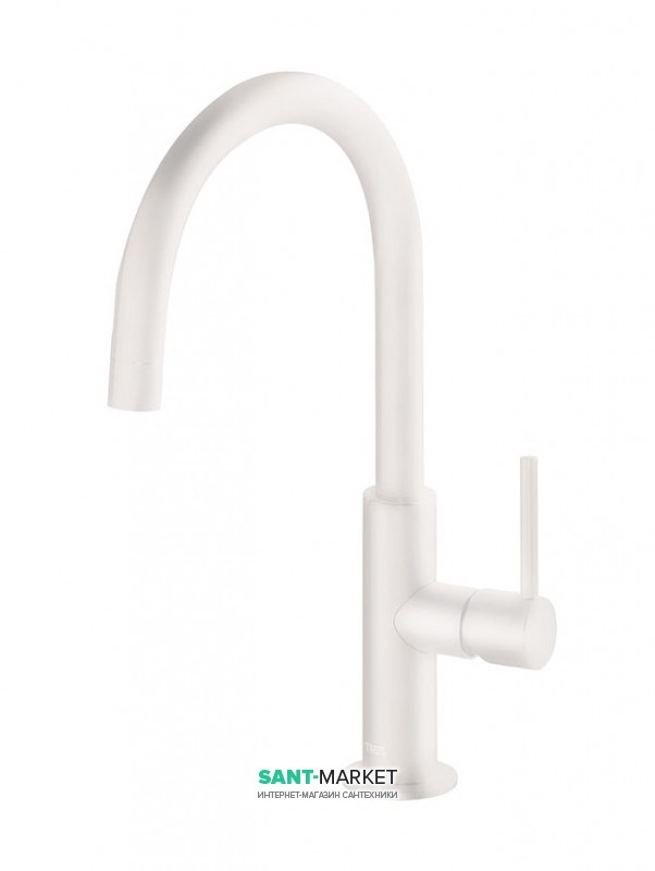 Змішувач для раковини Tres Study colors одноважільний білий матовий 26290402BM