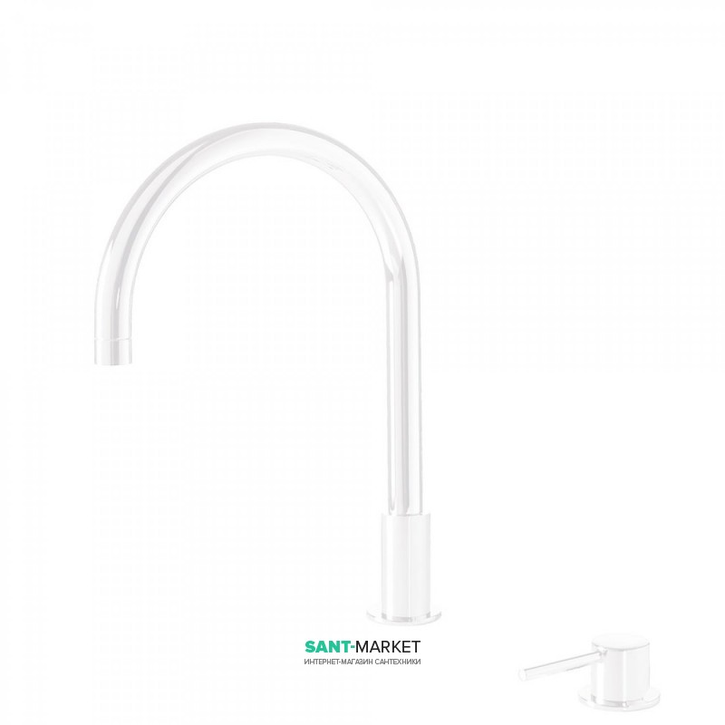 Смеситель для раковины Tres Study colors однорычажный белый матовый 26110501BM