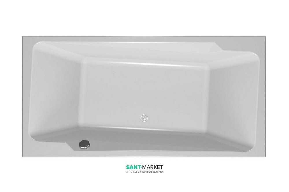 Ванна акриловая Kolpa San Norma 190x95 прямоугольная белый 740407