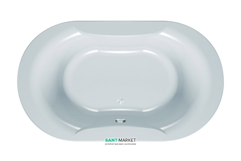 Ванна акриловая овальная Kolpa San Gloriana 190x110 белый 740292