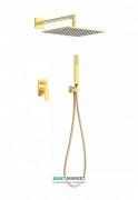 Душевая система Tres Project colors с однорычажным встроенным смесителем золото 21198091OR