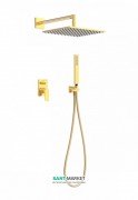 Душевая система Tres Project colors с однорычажным встроенным смесителем золото 21198091OR