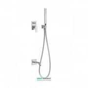 Душова система Tres Project-Tres з одноважільним вбудованим змішувачем і виливом хром 21118003