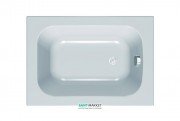 Ванна акриловая Kolpa San Mini 100x70 прямоугольная белый 945543