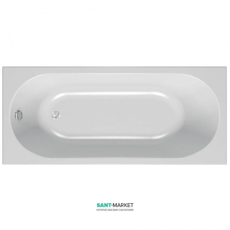 Ванна акриловая Kolpa San Tamia 180x80 прямоугольная белый 539640