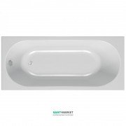 Ванна акриловая Kolpa San Tamia 180x80 прямоугольная белый 539640