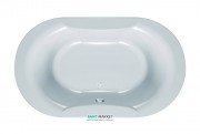 Ванна акриловая овальная Kolpa San Gloriana 190x110 белый 740292