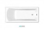 Ванна акриловая прямоугольная Kolpa San Lambda 170x75 белый 501001