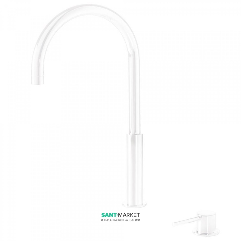 Змішувач для раковини Tres Study colors одноважільний білий матовий 26110502BM